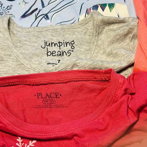 Disney Mario Unicorns Hearts Big Girls Long Sleeve Graphic T-Shirts Bundle M 7/8 - Picture 4 of 5